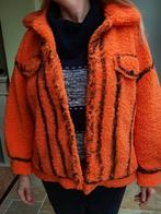 Oranje teddy winterjas Desigual maat L, Maat 42/44 (L), Oranje, Ophalen of Verzenden, Zo goed als nieuw