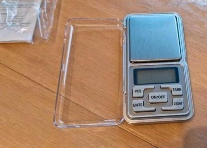 Mini digitaal Precisie/precies Weegschaal 0,01gram- 500 gram, Witgoed en Apparatuur, Weegschalen, Ophalen of Verzenden