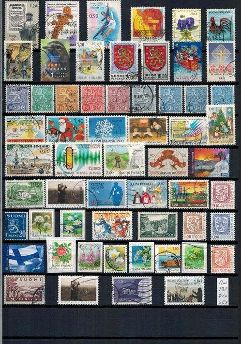 Nw-121 Finland 58 postzegels, Postzegels en Munten, Postzegels | Europa | Scandinavië, Gestempeld, Finland, Verzenden