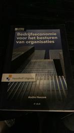 Bedrijfseconomie voor het besturen van organisaties, André Heezen, Ophalen of Verzenden, Management, Zo goed als nieuw