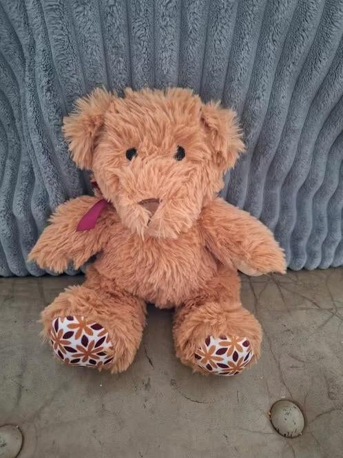 Beer met rode strik knuffel hh, Esbe, Beer, Onbekend, Ophalen of Verzenden