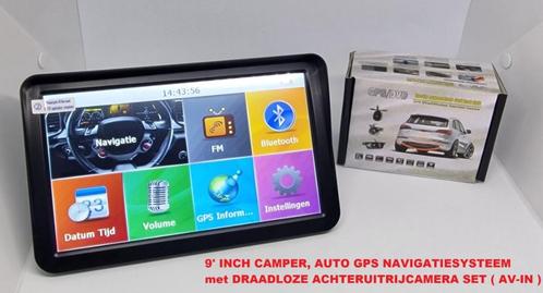 9' Camper, Auto GPS met Achter-uit-rij-camera Set.BLUETOOTH, Caravans en Kamperen, Camper-accessoires, Nieuw, Ophalen of Verzenden