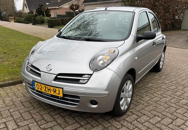 Nissan Micra 1.2 48KW 5DR 2008 Grijs. Nieuwe APK. Airco, Auto's, Nissan, Particulier, Micra, Airbags, Airconditioning, Centrale vergrendeling