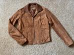 Stradivarius cognac echt suède leer jasje/vest mt. M, Kleding | Dames, Jassen | Zomer, Maat 38/40 (M), Bruin, Ophalen of Verzenden
