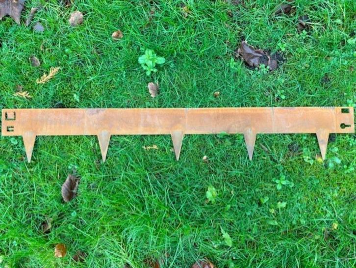 Cortenstaal Borderrand 16 x 106 cm - Al Verroest - Goedkoop, Tuin en Terras, Bielzen en Borders, Nieuw, Border, Overige materialen