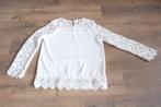 Dames shirt wit mt 40-42, Ophalen of Verzenden, Zo goed als nieuw, Wit, Lange mouw