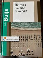 A. Buijs - Statistiek om mee te werken, Ophalen of Verzenden, Zo goed als nieuw, A. Buijs