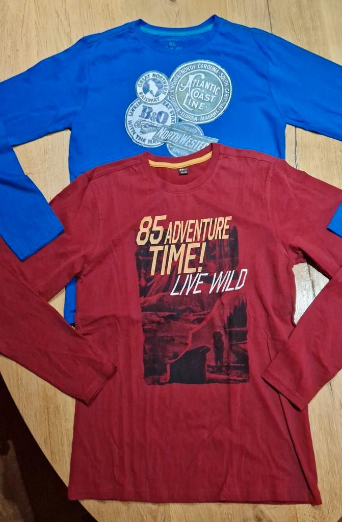 2 Gloednieuwe shirts lange mouw, 170-176 (MTC & SOHO), Kinderen en Baby's, Kinderkleding | Maat 170, Nieuw, Jongen, Shirt of Longsleeve