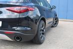 Alfa Romeo Stelvio 2.0 T AWD Super Q4 TREKHAAK, CAMERA.LED, Zwart, 4 cilinders, Lichtsensor, Zwart