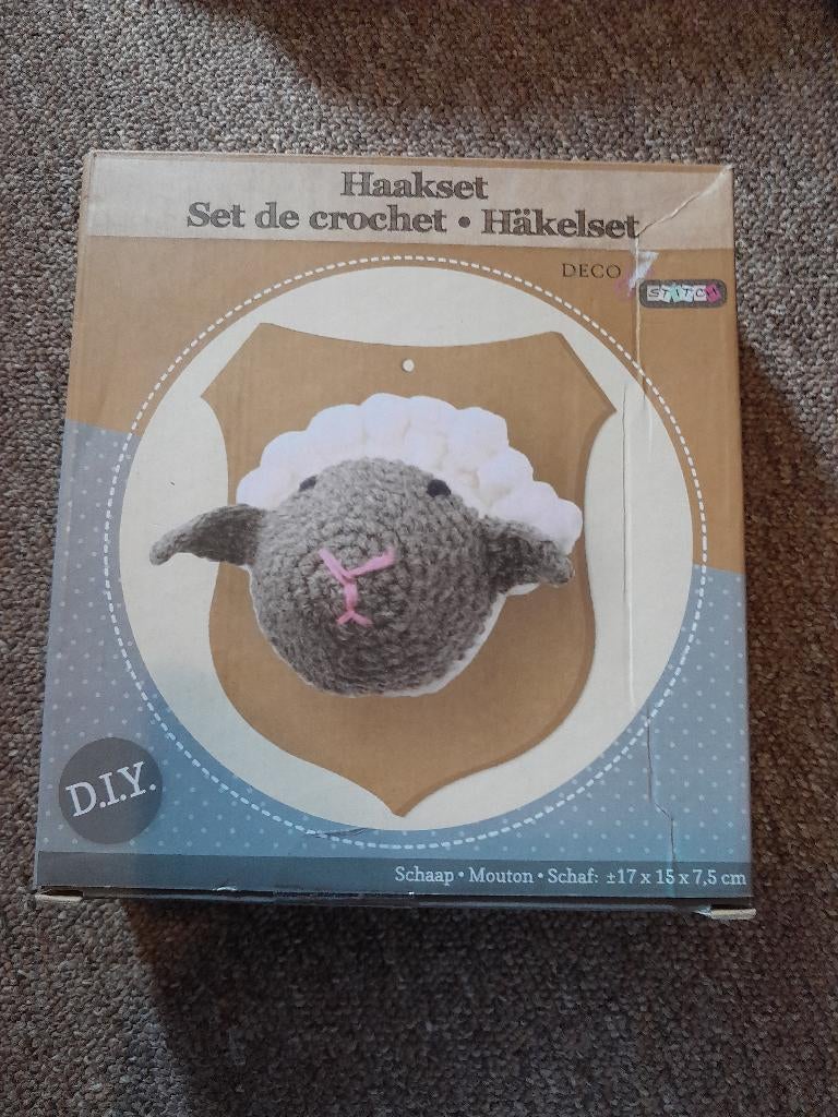 D.I.Y. Haakset schaap, Hobby en Vrije tijd, Breien en Haken, Ophalen of Verzenden, Nieuw, Haken, Overige typen
