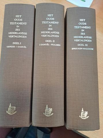 Oude Testament in 6 Nederlandse vertalingen beschikbaar voor biedingen