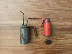 Vintage Oliekannen Set, Ophalen of Verzenden, Gebruikt