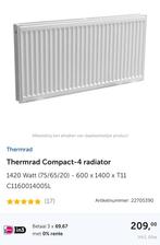 5 Thermrad radiatoren 140x60cm t11, Doe-het-zelf en Verbouw, Verwarming en Radiatoren, Ophalen, 30 tot 80 cm, Radiator, Nieuw