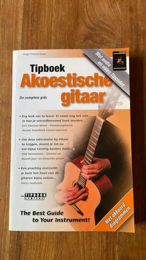 Hugo Pinksterboer - Tipboek akoestische gitaar, Boeken, Muziek, Nieuw, Instrument, Ophalen of Verzenden