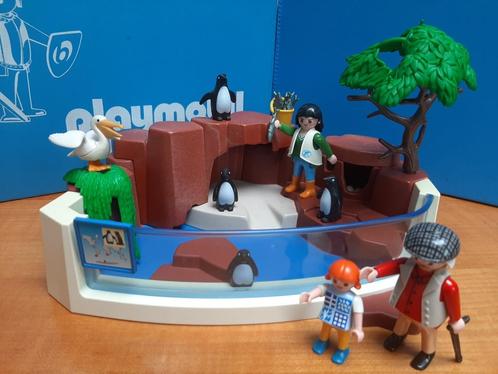 wild life dierentuin 4462 pinguïn verblijf + opa 100%, Kinderen en Baby's, Speelgoed | Playmobil, Zo goed als nieuw, Complete set