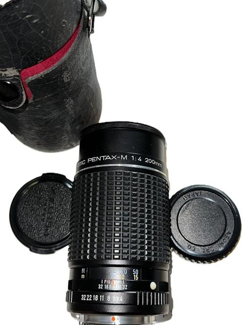 Pentax-M 200mm telelens 1:4 met Pentax-K vatting/mount, Verzamelen, Fotografica en Filmapparatuur, Lens of Lenzen, Ophalen