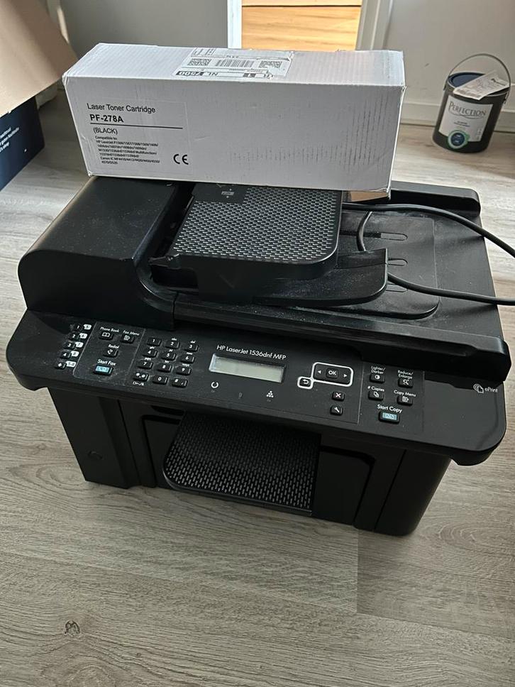 Laserjet HP 1546dnf MFP printer, Computers en Software, Printers, Zo goed als nieuw, All-in-one, Laserprinter, Faxen, Kopieren