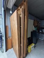 Massief teakhouten tafels, Huis en Inrichting, Tafels | Eettafels, Ophalen, Gebruikt, Onbehandeld massief teak, Teakhout