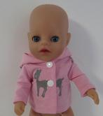 poppenkleertjes my  babypop born 30cm (jasje roze hertje ), Nieuw, Babypop, Verzenden