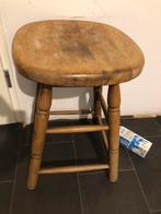 Stevige houten kruk, Ophalen of Verzenden