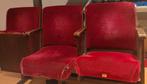 3 Vintage bios stoelen uit concert gebouw Amsterdam, Antiek en Kunst, Antiek | Meubels | Stoelen en Banken, Ophalen