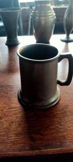 Tinnen Beker met Handvat, Antiek en Kunst, Antiek | Tin, Ophalen of Verzenden