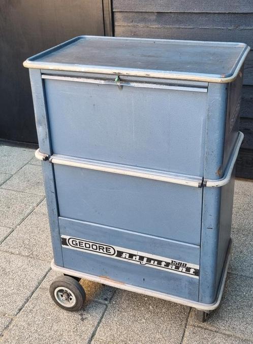 Gedore Adjutant 1580 gereedschapwagen, Doe-het-zelf en Verbouw, Gereedschapskisten, Gebruikt, Ophalen of Verzenden