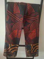 Vintage Sjaal met Grafisch Patroon, Onbekend, Verzenden, Gedragen, One size fits all