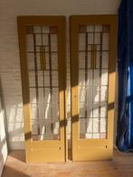 Ensuite glas in lood deuren, Doe-het-zelf en Verbouw, Deuren en Horren, 80 tot 100 cm, Binnendeur, Ophalen of Verzenden, Glas