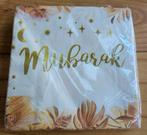30 stuks roze Ramadan Mubarak servetten - Nieuw!, Ophalen of Verzenden, Nieuw