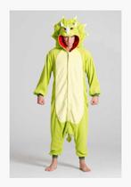 Dino Onesie - Maat L/XL, Ophalen of Verzenden, Zo goed als nieuw, Maat 52/54 (L), Kleding