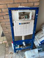 Geberit inbouwreservoir met drukplaat, Doe-het-zelf en Verbouw, Sanitair, Ophalen, Gebruikt, Toilet