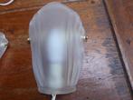 2 vintage persglazen wandlampjes, schelp, Antiek en Kunst, Ophalen of Verzenden