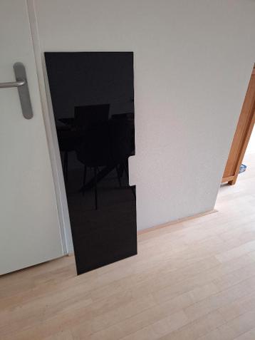 IKEA BESTÅ glasplaat /Bovenblad, glas zwart, 120x40 cm - afbeelding 1
