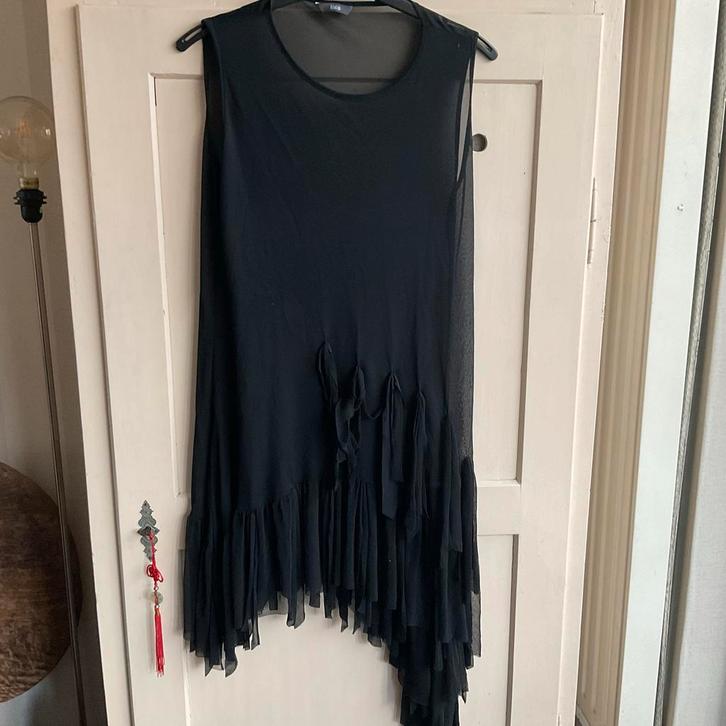 Rimini Zwarte Tuniek XL/1, Kleding | Dames, Blouses en Tunieken, Zo goed als nieuw, Maat 42/44 (L), Zwart, Ophalen of Verzenden