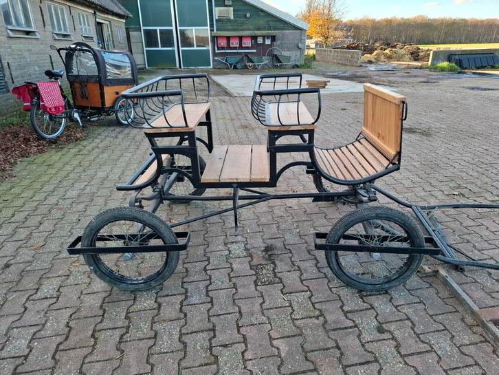 Mooie ponykar voor shetlander of A pony., Dieren en Toebehoren, Paarden en Pony's | Hoofdstellen en Tuigage, Overige soorten, Ophalen