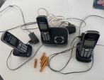 Panasonic drie telefoons, Ophalen of Verzenden, Gebruikt, 3 handsets