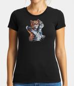 Kat Titanic T-shirt dames XS,S,M,L,XL,2XL,3XL Nieuw, Kleding | Dames, Overige kleuren, Verzenden, Maat 46/48 (XL) of groter, Nieuw