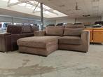Ribstof hoekbank loungebank 210x200cm topstaat!!, ., Hoekbank, Driepersoons, Ophalen of Verzenden