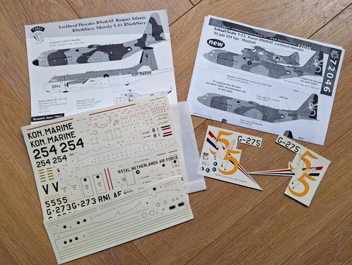 1:72 1/72 Dutch Decal sets 72025 – 72046 Hercules, Atlantic,, Hobby en Vrije tijd, Modelbouw | Vliegtuigen en Helikopters, Zo goed als nieuw