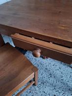 Grenen eethoek met vier stoelen, Huis en Inrichting, Complete eetkamers, Ophalen of Verzenden, Gebruikt, 4 tot 6 stoelen