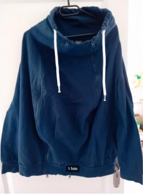 Zwangerschap vest draagzak, Kleding | Dames, Positiekleding, Zo goed als nieuw, Trui of Vest, Maat 38/40 (M), Blauw, Ophalen of Verzenden