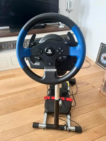 Thrustmaster T150 + wheel stand pro - zo goed als nieuw beschikbaar voor biedingen