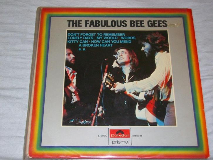 4 lp's van  BEE GEES, Cd's en Dvd's, Vinyl | Pop, Gebruikt, 1980 tot 2000, 12 inch, Ophalen of Verzenden