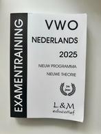 Examentraining VWO Nederlands 2025, Ophalen of Verzenden, Gelezen, VWO, Nederlands