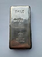 1 kg zilverbaar Boschmans Antwerpen zeldzaam 999 zilver, Postzegels en Munten, Edelmetalen en Baren, Ophalen of Verzenden, Zilver