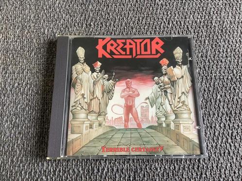 Kreator-Terrible Certainty cd (Dld/very rare!), Cd's en Dvd's, Cd's | Hardrock en Metal, Gebruikt, Ophalen of Verzenden