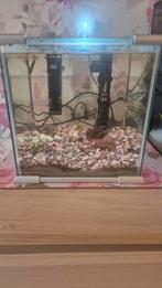 mooi nano aquarium te koop, Dieren en Toebehoren, Vissen | Aquaria en Toebehoren, Ophalen, Zo goed als nieuw, Leeg aquarium