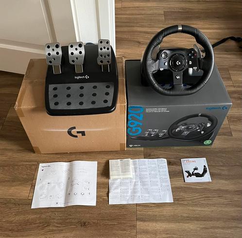 Logitec G920 met orginele doos!, Spelcomputers en Games, Spelcomputers | Xbox | Accessoires, Zo goed als nieuw, Xbox One, Xbox Series X