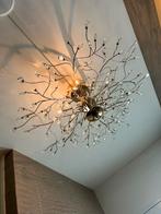 Mooie gouden plafond lamp, Huis en Inrichting, Lampen | Plafondlampen, Gebruikt, Ophalen of Verzenden, Metaal